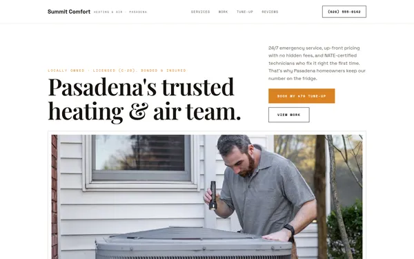 The Monoframe website template