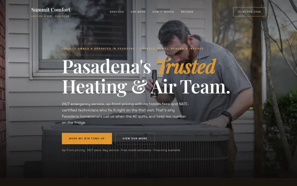 The Noir Estate website template