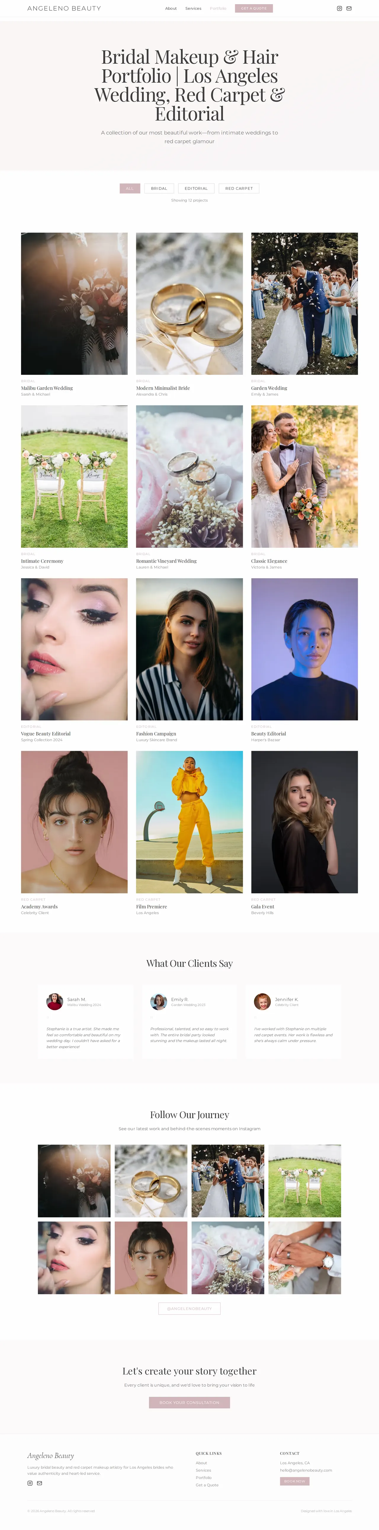 Angeleno Beauty — Portfolio