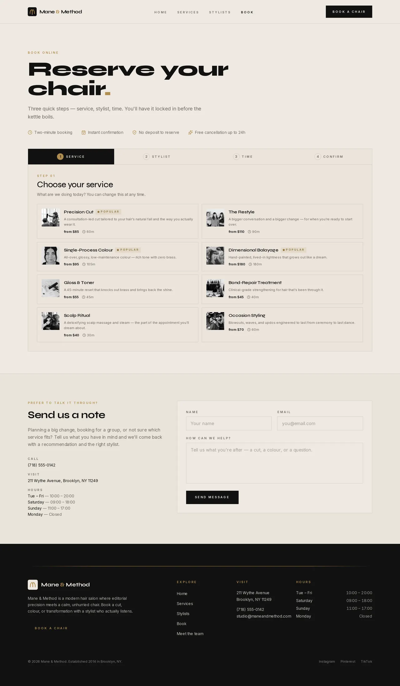Mane & Method — Book