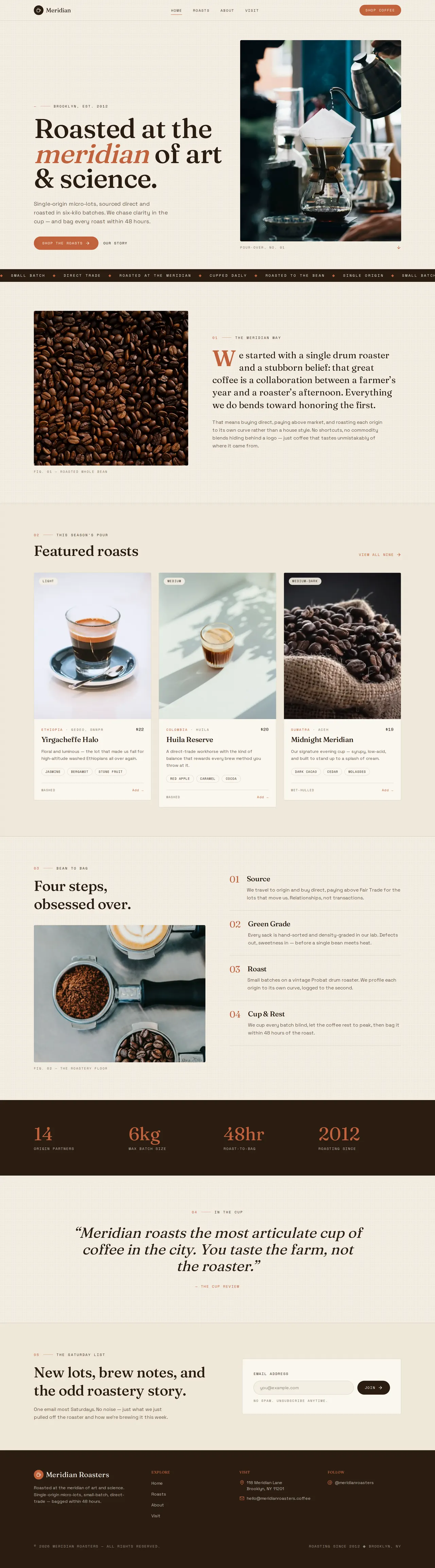 Meridian Coffee — Home