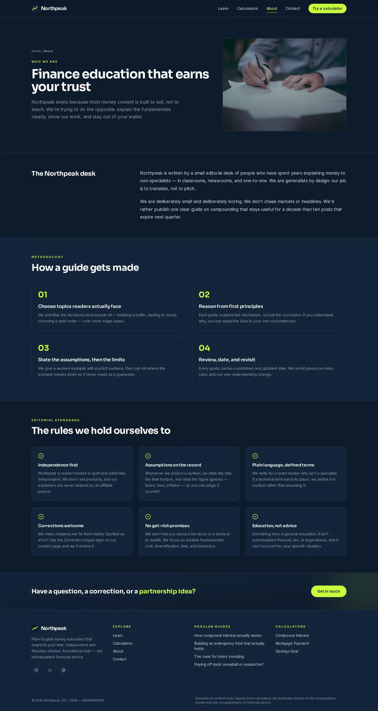 Northpeak — About