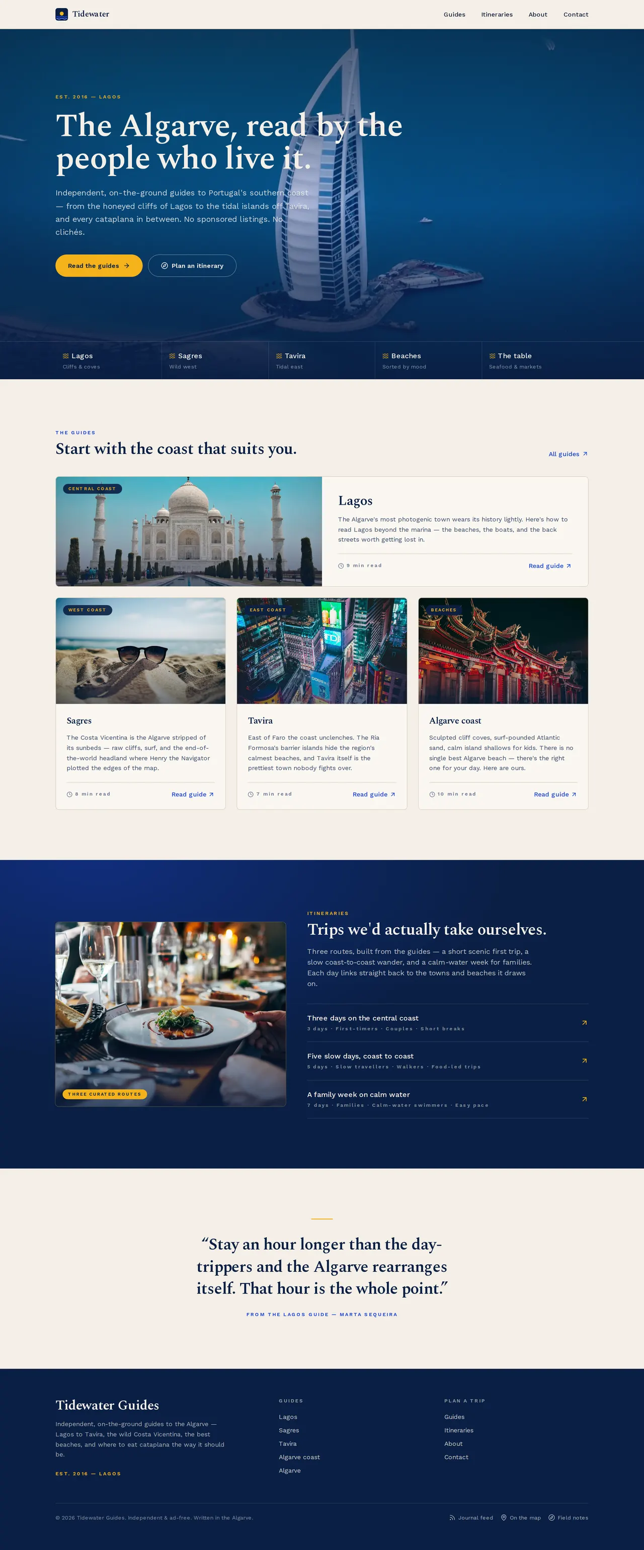 Tidewater Guides — Home