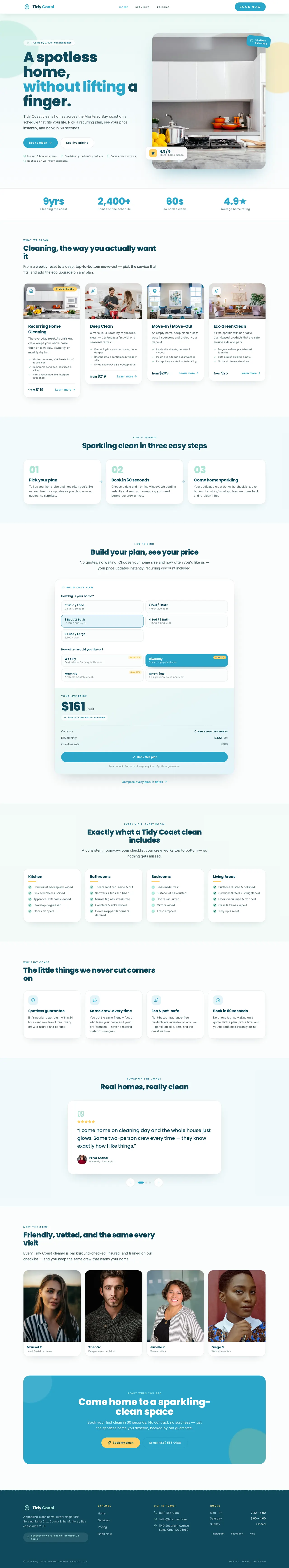 Tidy Coast — Home