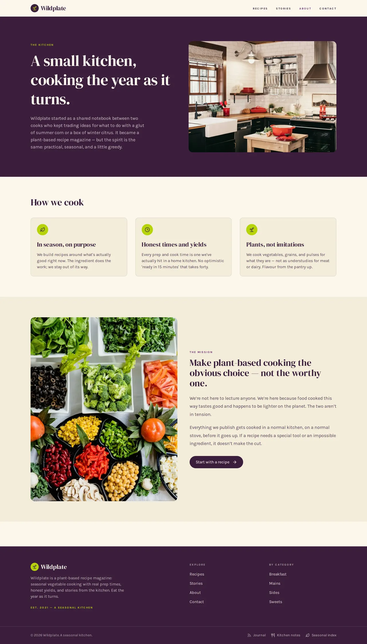 Wildplate — About