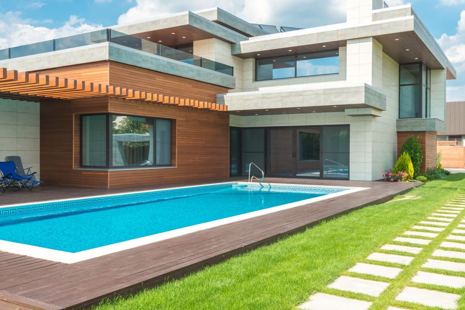 Pool and patio ready for a swim